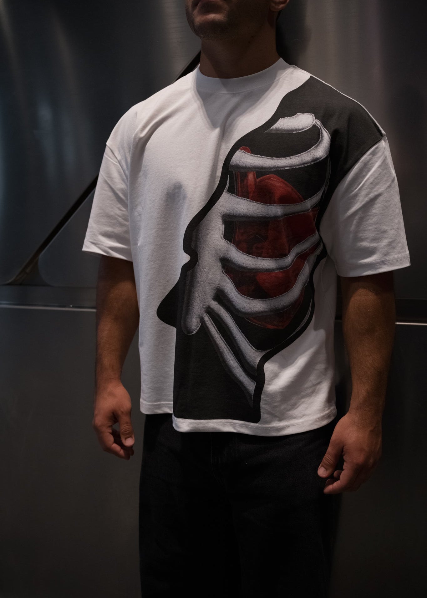 ' RIBS N HEART ' T-SHIRT